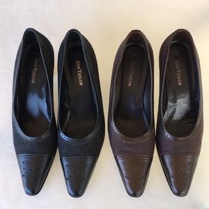 Bundle: 2 Pairs of Ann Taylor Pumps